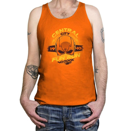 Central City Fun Run Exclusive - Tanktop Tanktop RIPT Apparel X-Small / Neon Orange