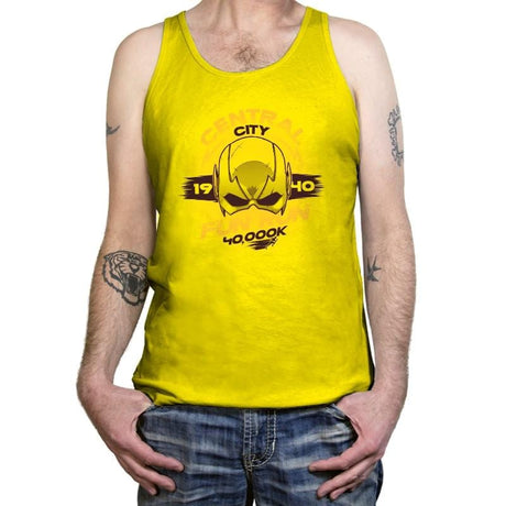 Central City Fun Run Exclusive - Tanktop Tanktop RIPT Apparel X-Small / Neon Yellow