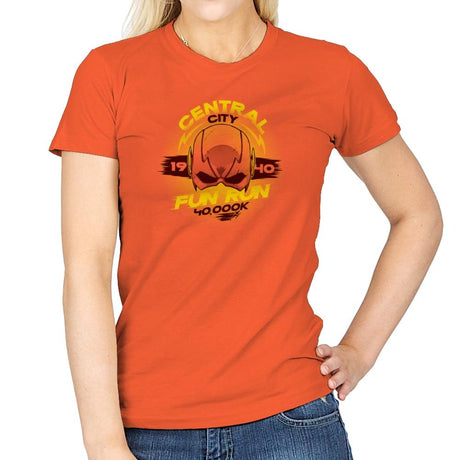 Central City Fun Run Exclusive - Womens T-Shirts RIPT Apparel Small / Orange
