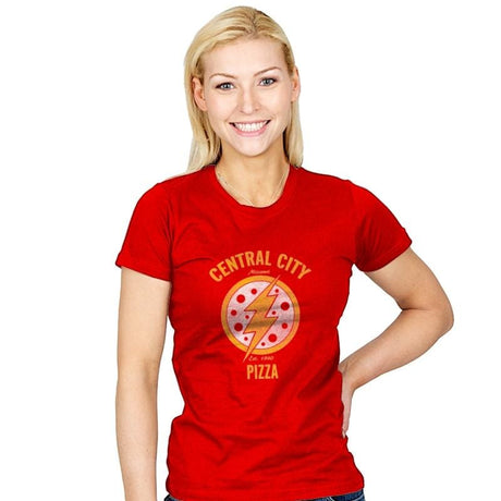 Central City Pizza - Womens T-Shirts RIPT Apparel