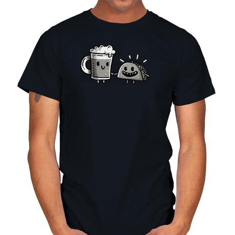Cerveza y Taco Classic - Mens T-Shirts RIPT Apparel Small / Black