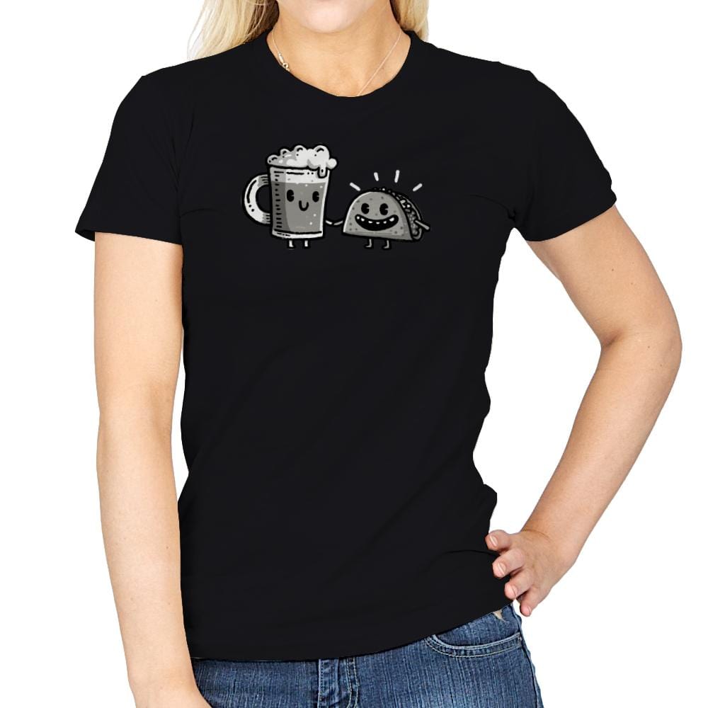 Cerveza y Taco Classic - Womens T-Shirts RIPT Apparel Small / Black