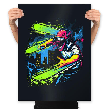 Chain of Filth - Prints Posters RIPT Apparel 18x24 / Black