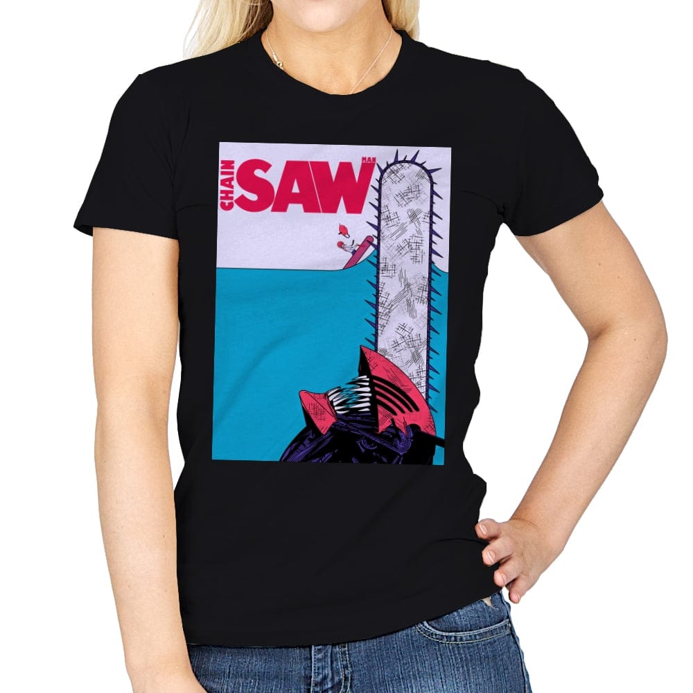 Chainsaw Water - Womens T-Shirts RIPT Apparel Small / Black