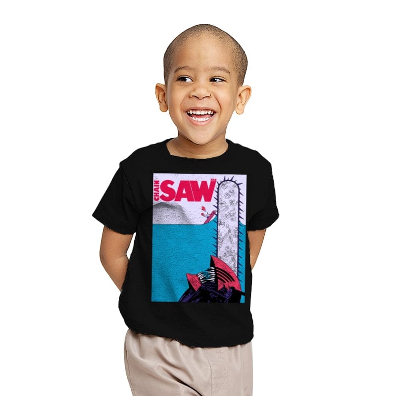 Chainsaw Water - Youth T-Shirts RIPT Apparel X-small / Black
