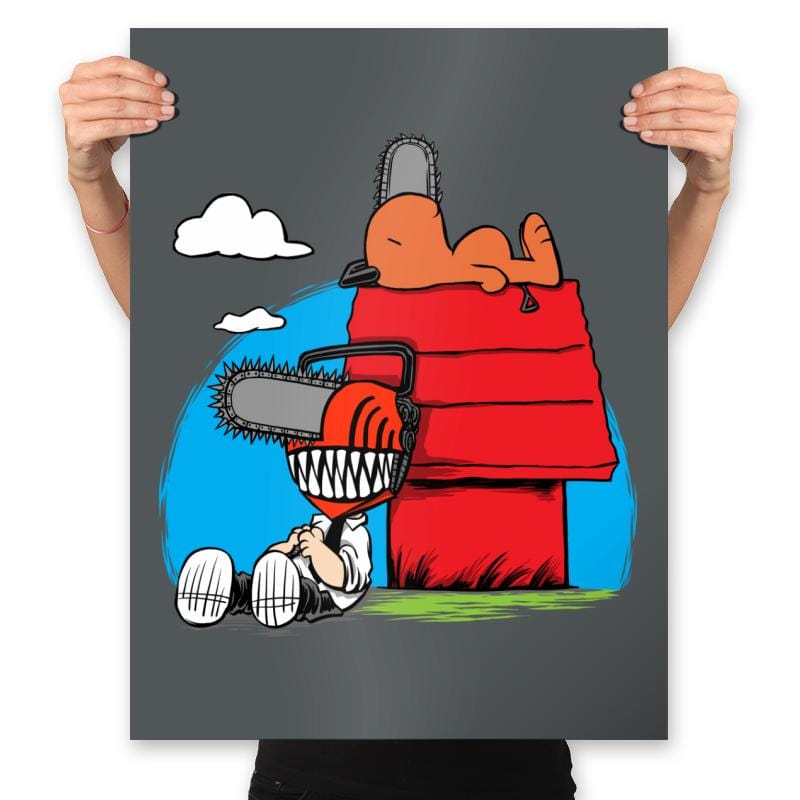 Chainsawnuts - Prints Posters RIPT Apparel 18x24 / Charcoal