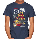 Chaos Khorne Flakes - Mens T-Shirts RIPT Apparel Small / Navy