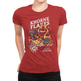 Chaos Khorne Flakes - Womens Premium T-Shirts RIPT Apparel Small / Red