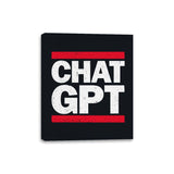 Chat GPT - Canvas Wraps Canvas Wraps RIPT Apparel 8x10 / Black