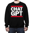Chat GPT - Crew Neck Sweatshirt Crew Neck Sweatshirt RIPT Apparel Small / Black