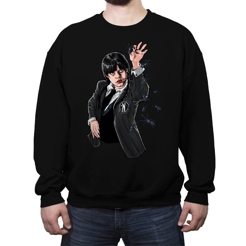 Chef Wednesday - Crew Neck Sweatshirt Crew Neck Sweatshirt RIPT Apparel Small / Black