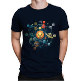 Chemical System - Mens Premium T-Shirts RIPT Apparel Small / Midnight Navy