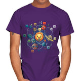 Chemical System - Mens T-Shirts RIPT Apparel Small / Purple