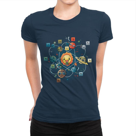 Chemical System - Womens Premium T-Shirts RIPT Apparel Small / Midnight Navy