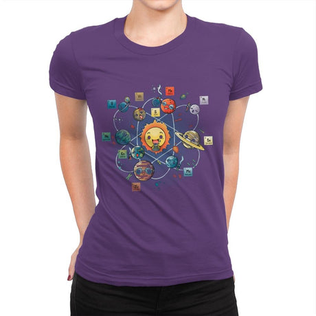 Chemical System - Womens Premium T-Shirts RIPT Apparel Small / Purple Rush