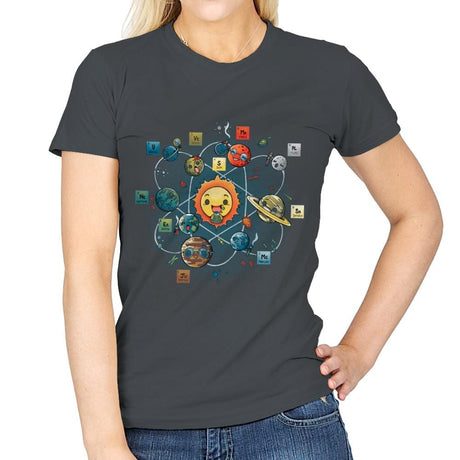 Chemical System - Womens T-Shirts RIPT Apparel Small / Charcoal