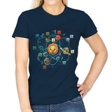 Chemical System - Womens T-Shirts RIPT Apparel Small / Navy