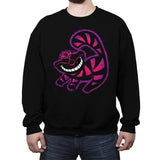 Cheshire King - Crew Neck Sweatshirt Crew Neck Sweatshirt RIPT Apparel Small / Black