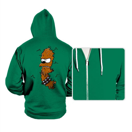 Chewie in a Hedge - Hoodies Hoodies RIPT Apparel Small / Kelly