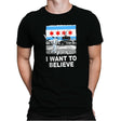 Chi Want To Believe Exclusive - Mens Premium T-Shirts RIPT Apparel Small / Black