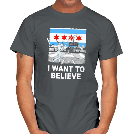 Chi Want To Believe Exclusive - Mens T-Shirts RIPT Apparel Small / Charcoal