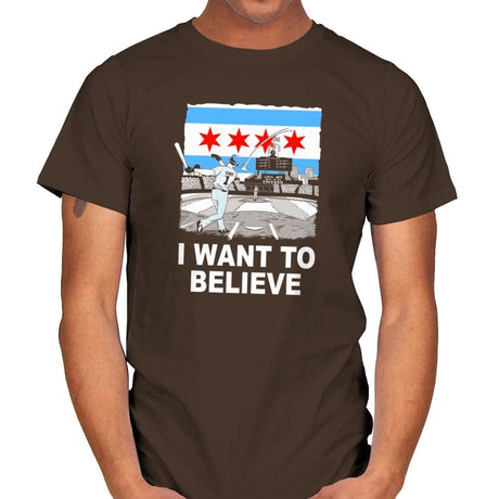 Chi Want To Believe Exclusive - Mens T-Shirts RIPT Apparel Small / Dark Chocolate