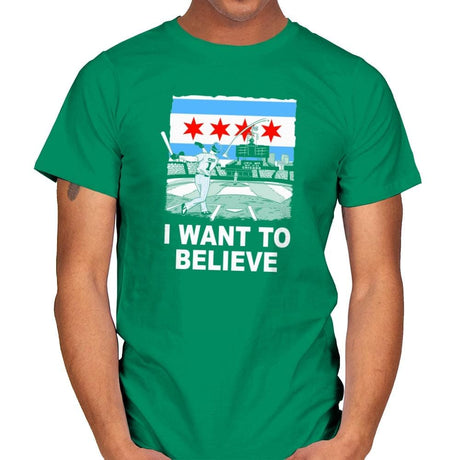 Chi Want To Believe Exclusive - Mens T-Shirts RIPT Apparel Small / Kelly Green