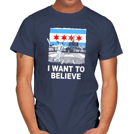 Chi Want To Believe Exclusive - Mens T-Shirts RIPT Apparel Small / Navy
