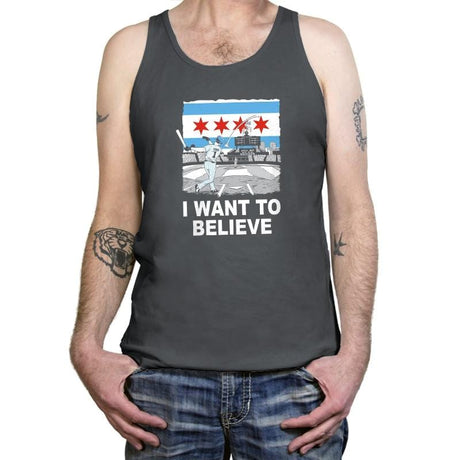 Chi Want To Believe Exclusive - Tanktop Tanktop Gooten X-Small / Asphalt