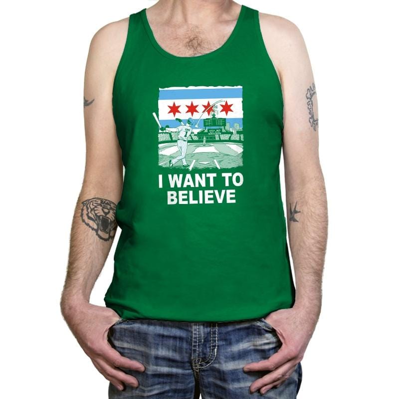 Chi Want To Believe Exclusive - Tanktop Tanktop Gooten X-Small / Kelly