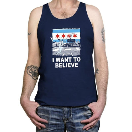 Chi Want To Believe Exclusive - Tanktop Tanktop Gooten X-Small / Navy