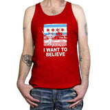 Chi Want To Believe Exclusive - Tanktop Tanktop Gooten X-Small / Red