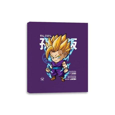 CHIBI Gohan - Canvas Wraps Canvas Wraps RIPT Apparel 8x10 / Purple