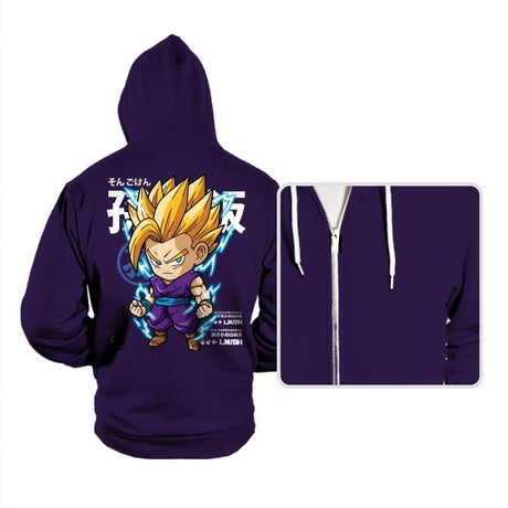 CHIBI Gohan - Hoodies Hoodies RIPT Apparel Small / Team Purple