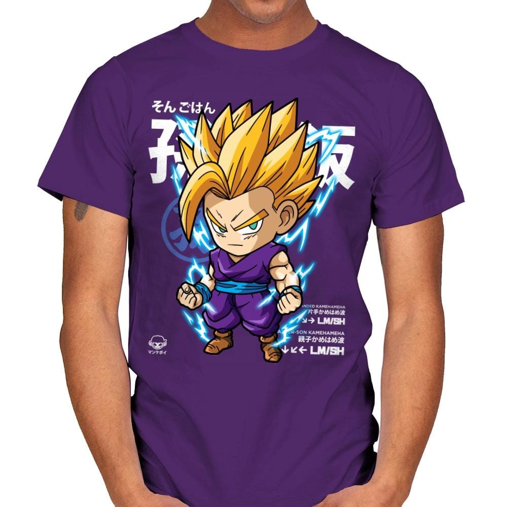 CHIBI Gohan - Mens T-Shirts RIPT Apparel Small / Purple