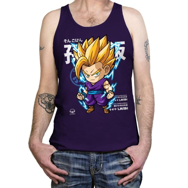 CHIBI Gohan - Tanktop Tanktop RIPT Apparel X-Small / Team Purple