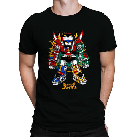 Chibi Voltron - Mens Premium T-Shirts RIPT Apparel Small / Black