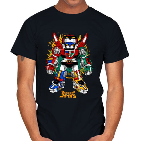 Chibi Voltron - Mens T-Shirts RIPT Apparel Small / Black