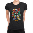 Chibi Voltron - Womens Premium T-Shirts RIPT Apparel Small / Black