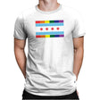 Chicago Rainbow Pride Flag - Pride - Mens Premium T-Shirts RIPT Apparel Small / White