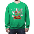 Chicken Fighter - Crew Neck Sweatshirt Crew Neck Sweatshirt RIPT Apparel Small / Irish Green