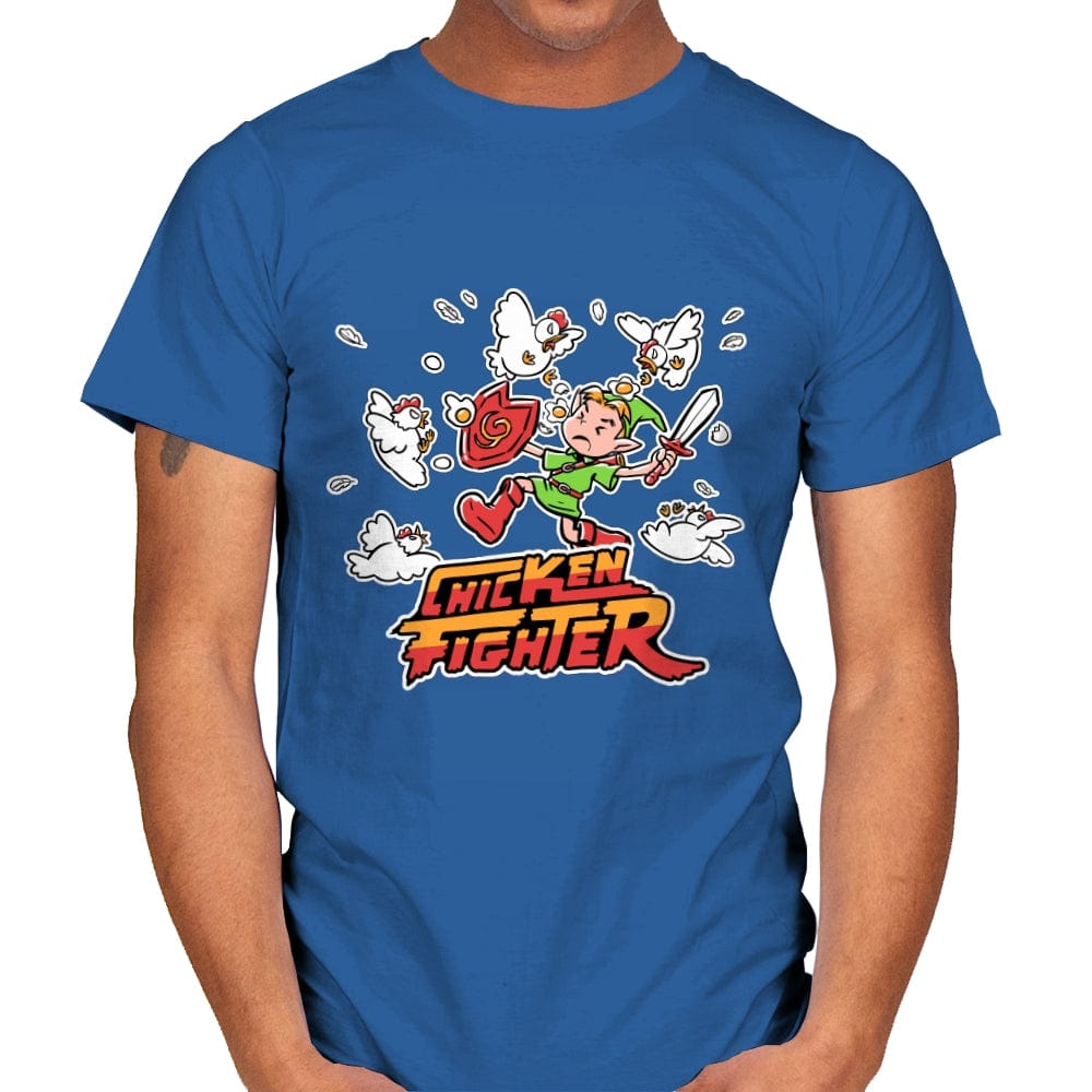 Chicken Fighter - Mens T-Shirts RIPT Apparel Small / Royal