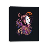Chihiro Spirit - Canvas Wraps Canvas Wraps RIPT Apparel 11x14 / Black
