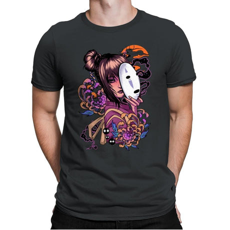Chihiro Spirit - Mens Premium T-Shirts RIPT Apparel Small / Heavy Metal
