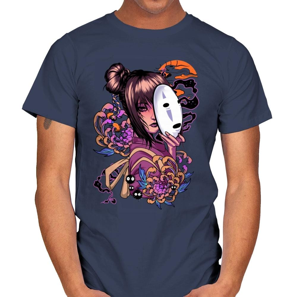 Chihiro Spirit - Mens T-Shirts RIPT Apparel Small / Navy