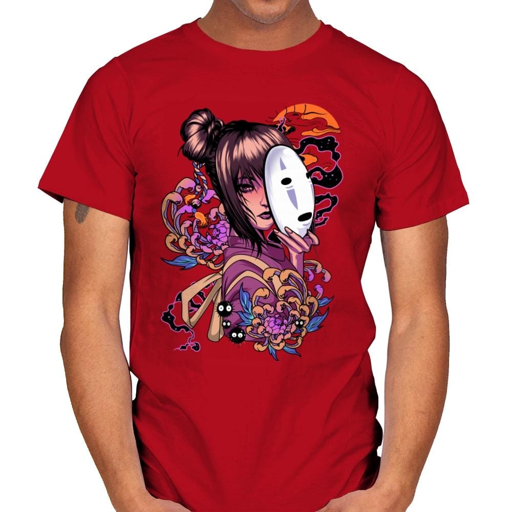 Chihiro Spirit - Mens T-Shirts RIPT Apparel Small / Red