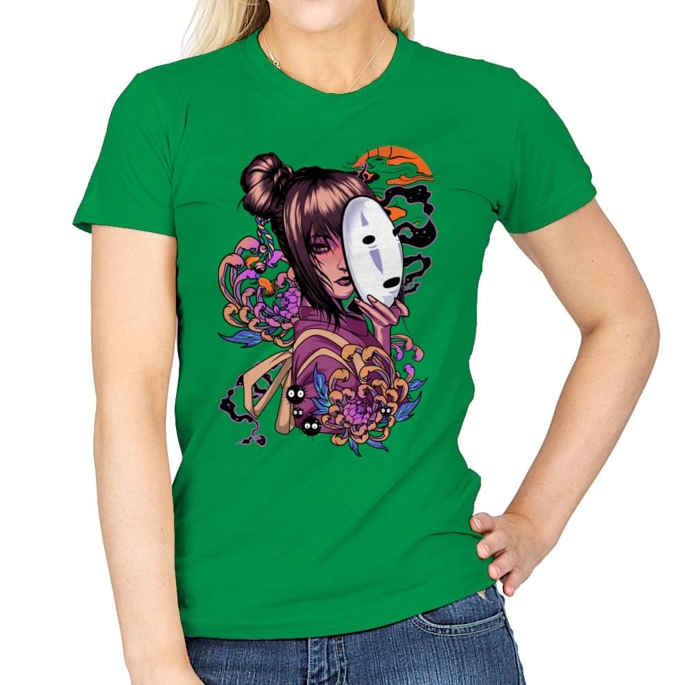 Chihiro Spirit - Womens T-Shirts RIPT Apparel Small / Irish Green
