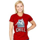 Chill - Womens T-Shirts RIPT Apparel Small / Red