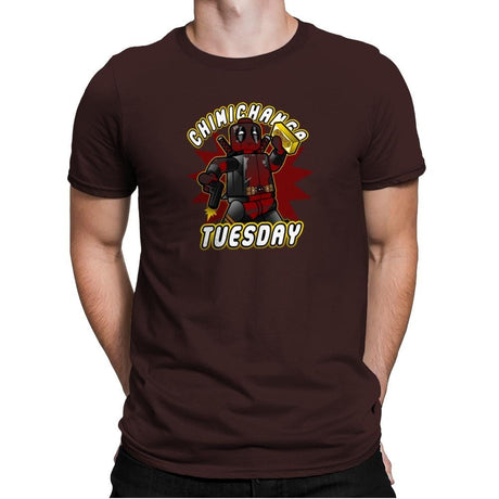 Chimichanga Tuesday Exclusive - Mens Premium T-Shirts RIPT Apparel Small / Dark Chocolate