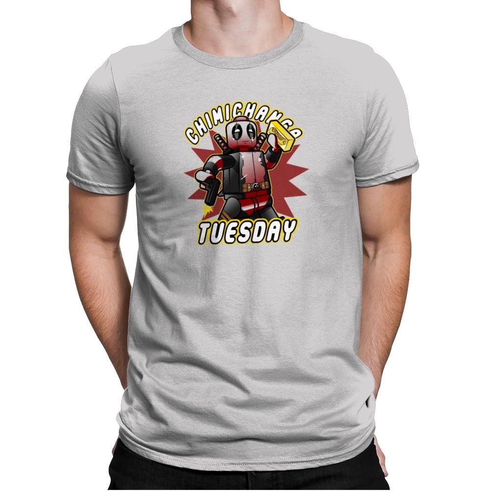 Chimichanga Tuesday Exclusive - Mens Premium T-Shirts RIPT Apparel Small / Light Grey